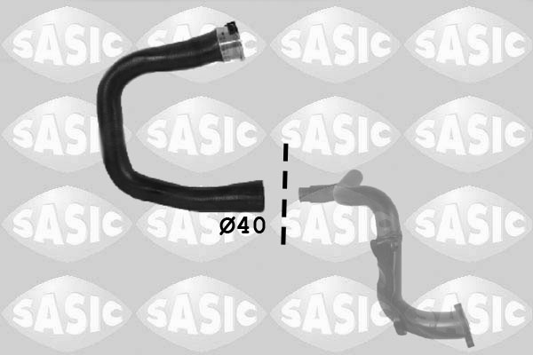 Charger Air Hose - 3336104 SASIC