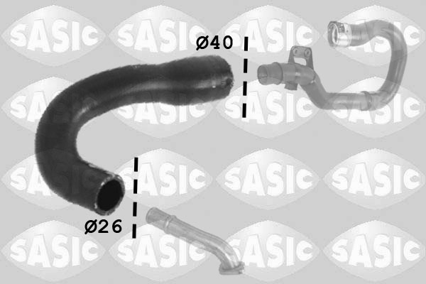 Flessibile aria alimentazione - 3336158 SASIC