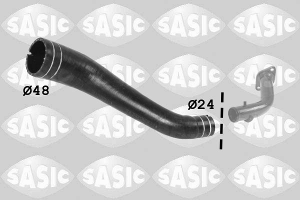 Charger Air Hose - 3336267 SASIC