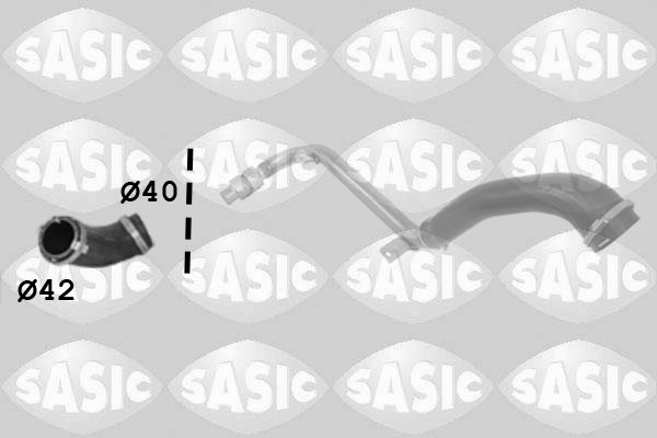 Charger Air Hose - 3336271 SASIC