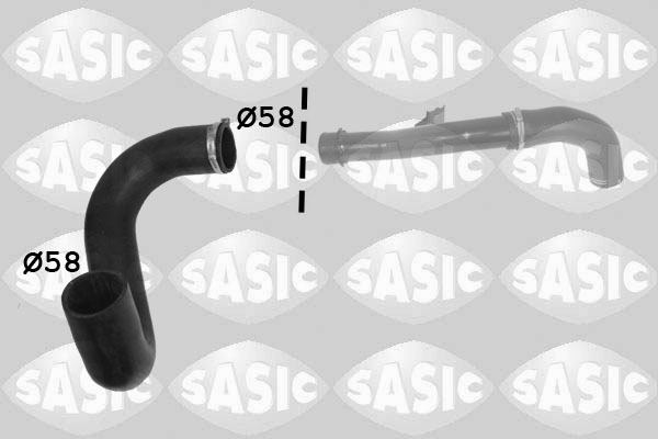 Трубка нагнетаемого воздуха - 3336309 SASIC