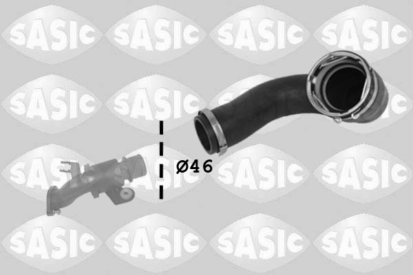 Трубка нагнетаемого воздуха - 3336312 SASIC