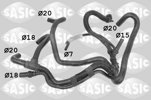 Flessibile radiatore - 3404198 SASIC