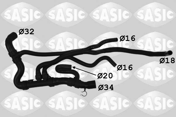 Flessibile radiatore - 3404201 SASIC
