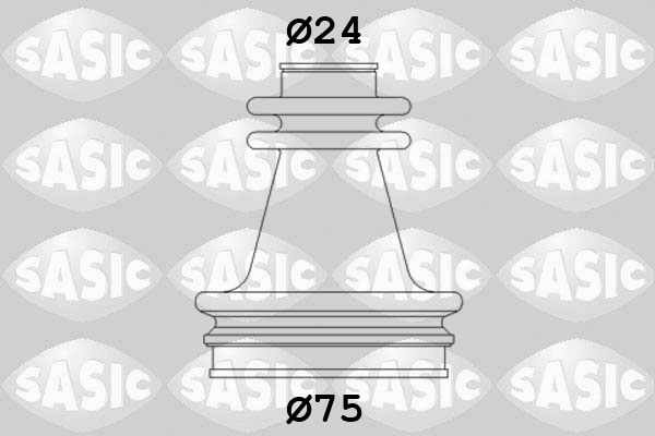 Kit cuffia, Semiasse - 4003416 SASIC