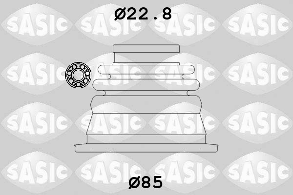 Kit cuffia, Semiasse - 4003427 SASIC