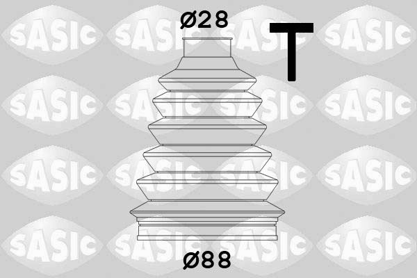 Kit cuffia, Semiasse - 4003455 SASIC