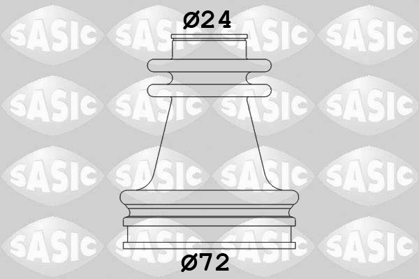 Kit cuffia, Semiasse - 4003462 SASIC