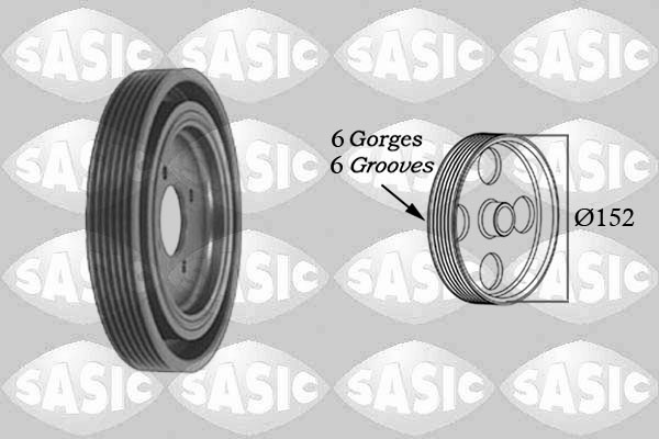 Belt Pulley, crankshaft - 5150Q60 SASIC