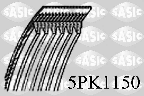 Cinghia Poly-V - 5PK1150 SASIC