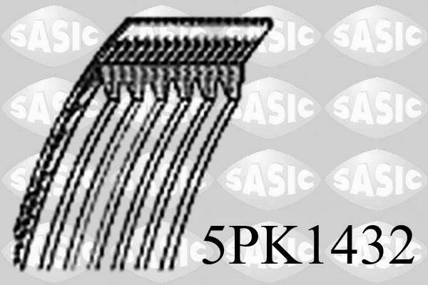 Cinghia Poly-V - 5PK1432 SASIC