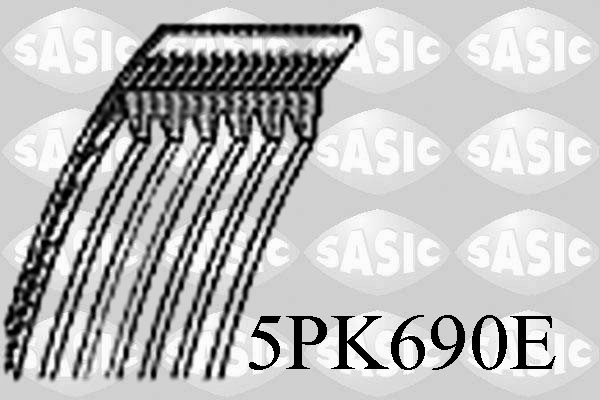 Cinghia Poly-V - 5PK690E SASIC