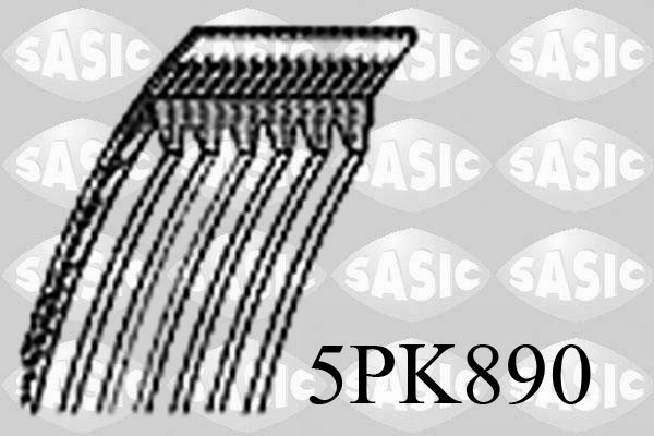 Cinghia Poly-V - 5PK890 SASIC