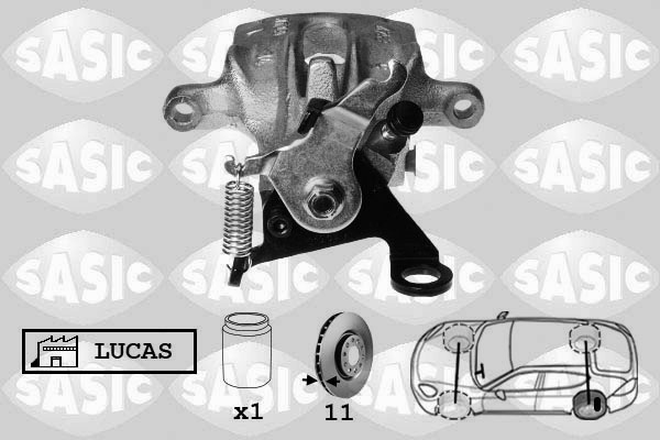 Pinza freno - 6506028 SASIC
