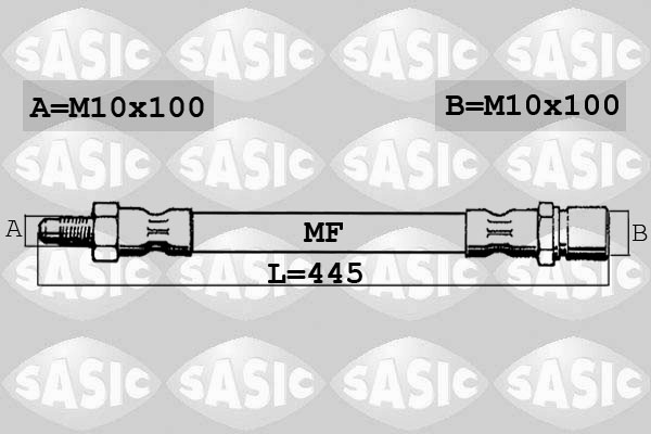 Flessibile del freno - 6606110 SASIC