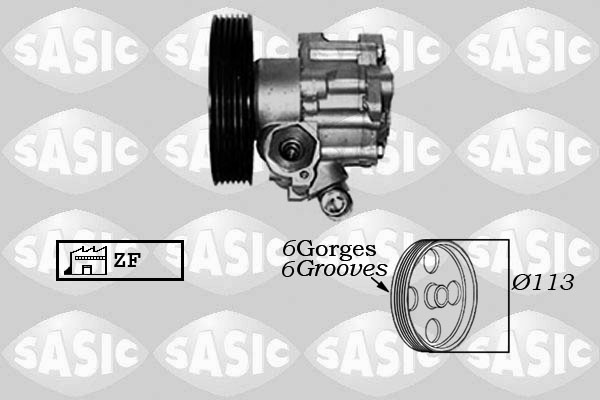 Pompa idraulica, Sterzo - 7070002 SASIC