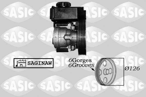 Pompa idraulica, Sterzo - 7070009 SASIC