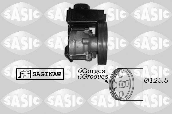Pompa idraulica, Sterzo - 7070012 SASIC