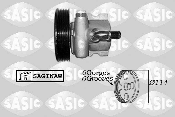 Pompa idraulica, Sterzo - 7070016 SASIC