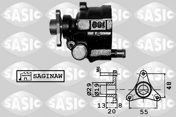 Pompa idraulica, Sterzo - 7074001 SASIC