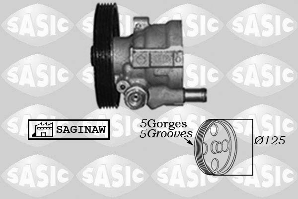 Pompa idraulica, Sterzo - 7074002 SASIC