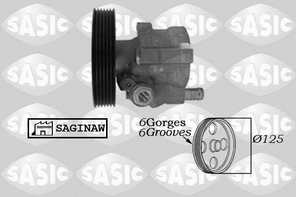 hidraulinis siurblys, vairo sistema - 7074012 SASIC