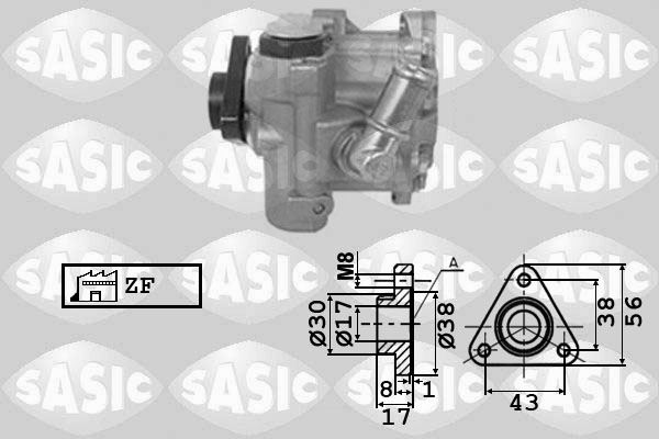 Hydraulic Pump, steering system - 7076048 SASIC