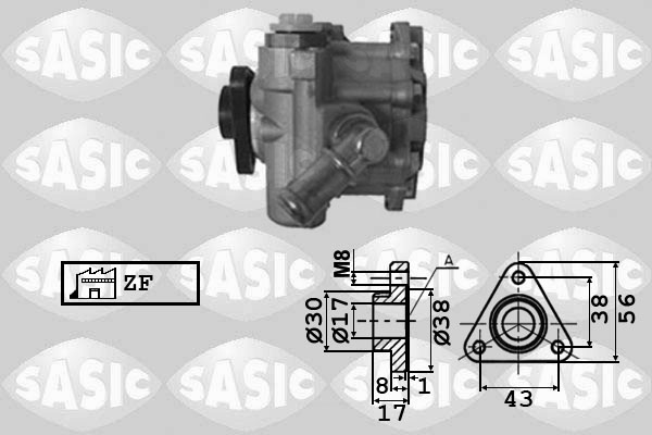 Hydraulic Pump, steering system - 7076049 SASIC
