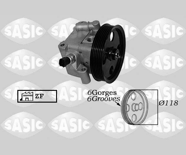 Hydraulic Pump, steering system - 7076075 SASIC