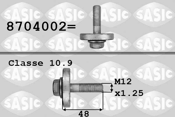 Болт шкива - 8704002 SASIC