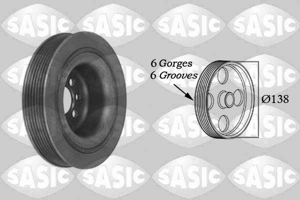 Puleggia cinghia, Albero a gomiti - 9001800 SASIC