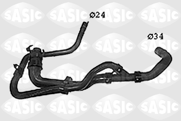 Radiator Hose - SWH0485 SASIC