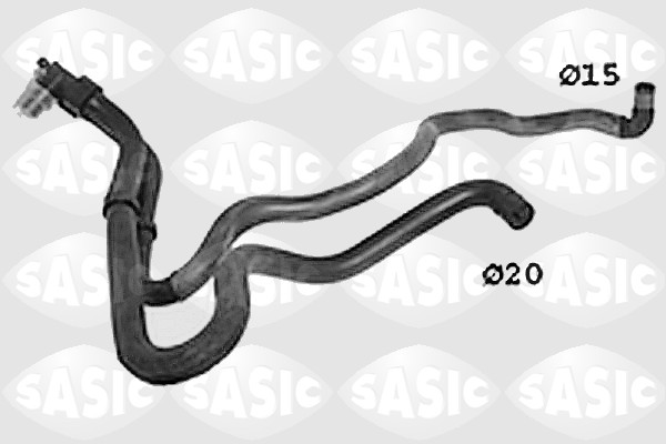 Шланг радиатора - SWH0505 SASIC