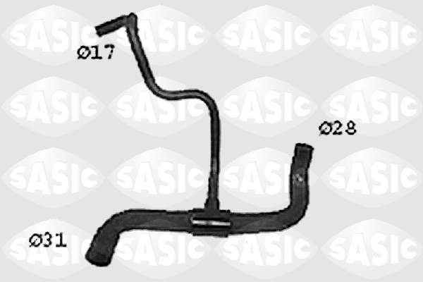 Radiator Hose - SWH4296 SASIC