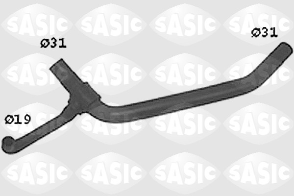 Radiator Hose - SWH6596 SASIC
