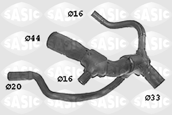 Radiator Hose - SWH6653 SASIC