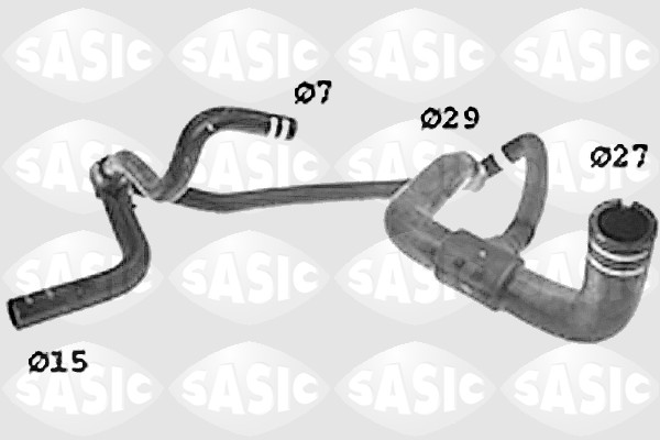 Radiator Hose - SWH6836 SASIC