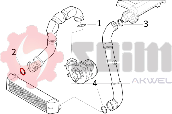 Charger Air Hose - 981713 SEIM