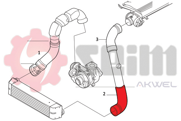 Charger Air Hose - 981726 SEIM