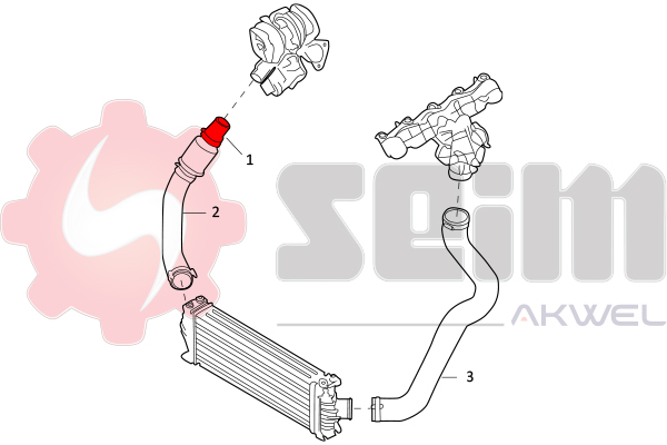 Charger Air Hose - 981811 SEIM