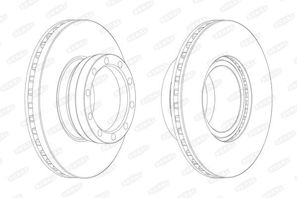 Brake Disc - BCR143A BERAL
