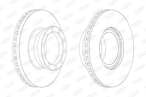 Brake Disc - BCR146A BERAL