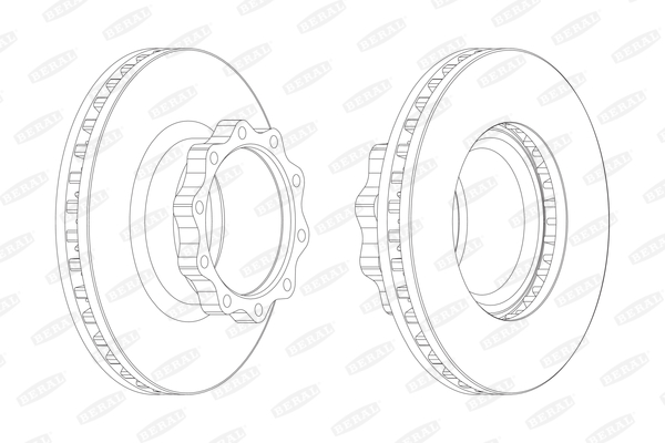 Brake Disc - BCR147A BERAL