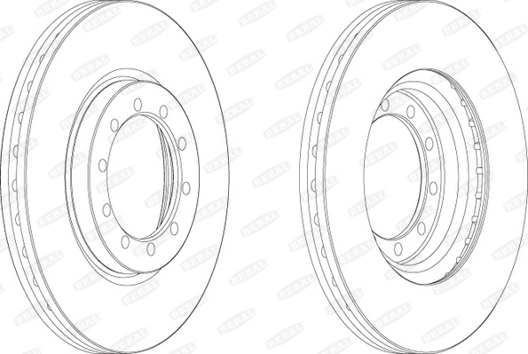 Brake Disc - BCR182A BERAL
