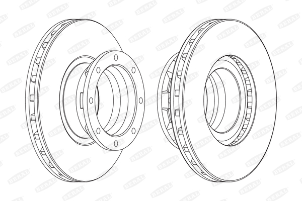 Brake Disc - BCR187A BERAL