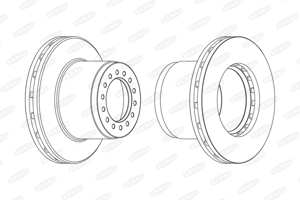 Brake Disc - BCR189A BERAL