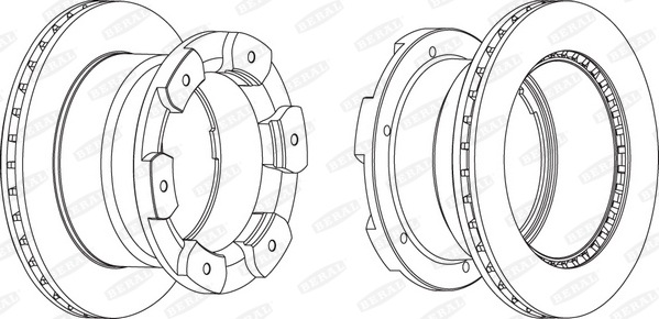 Brake Disc - BCR332A BERAL