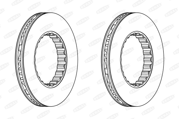 Brake Disc - BCR348A BERAL