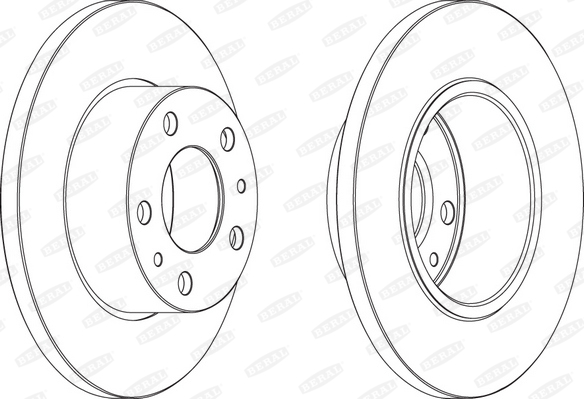 Brake Disc - BCR195A BERAL