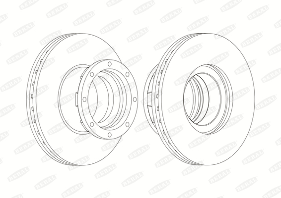 Brake Disc - BCR216A BERAL